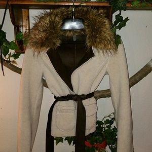 Ideology chic coat. Reversible. Petite